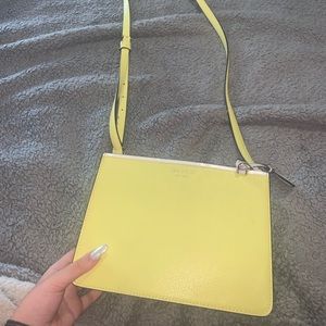 KATE SPADE: Yellow Small Crossbody Bag